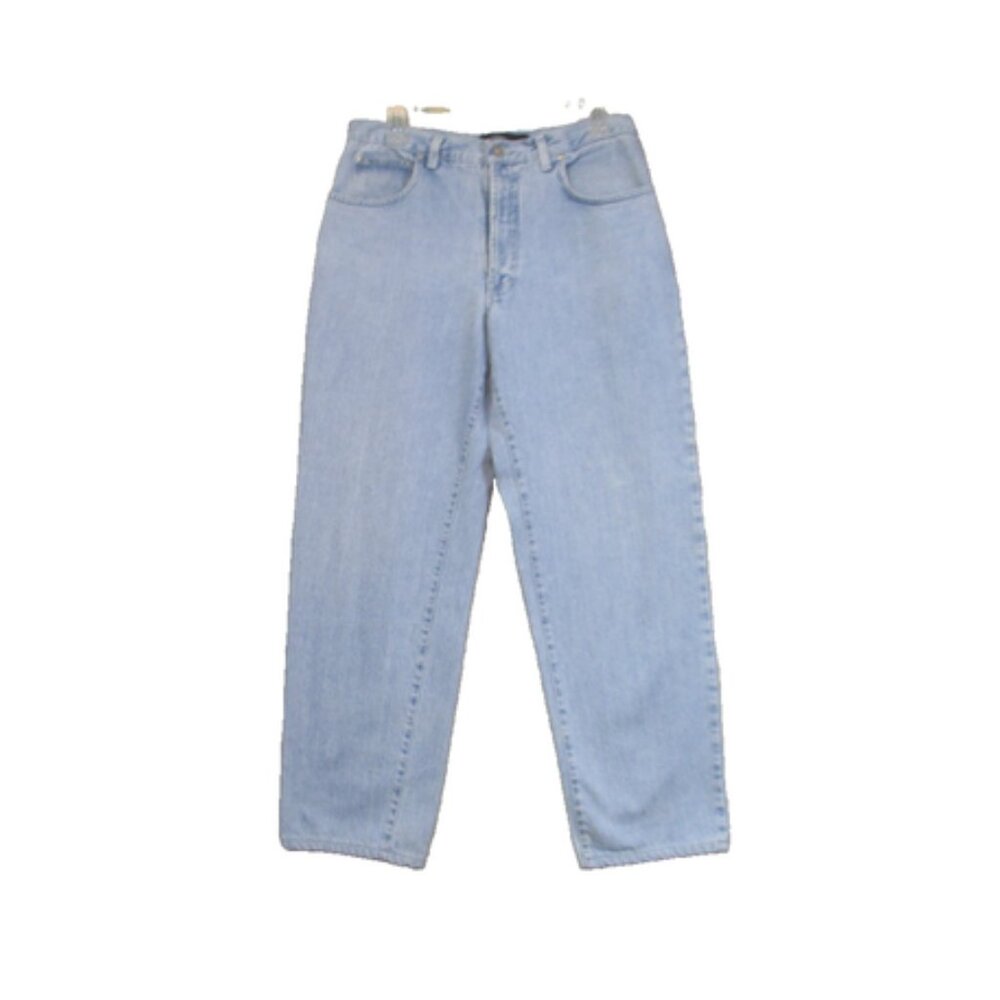 Vintage Versace Jeans Couture Light Denim Jeans Made In Italy Size 34 90s